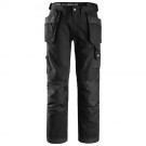 Pantalon Canvas+ Noir poche holster 